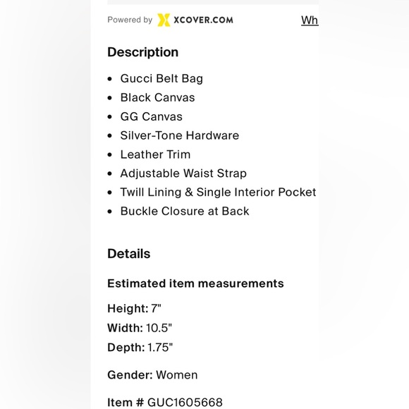 Gucci crossbody or bumbag - Picture 8 of 8